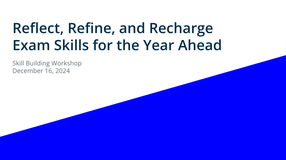 #3 - Reflect, Refine, and Recharge